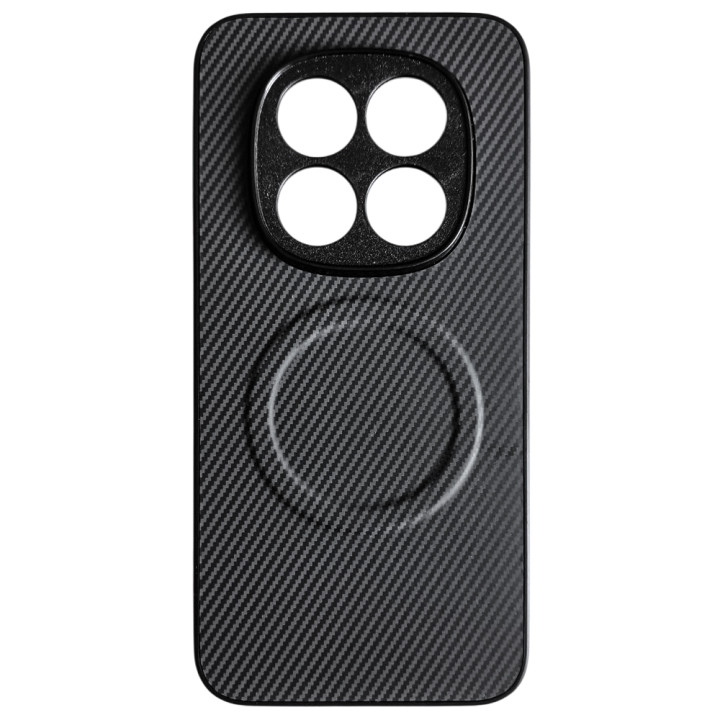 Чехол Carbon Shield with Ring для Xiaomi Redmi Note 15 4G с поддержкой беспроводной зарядки