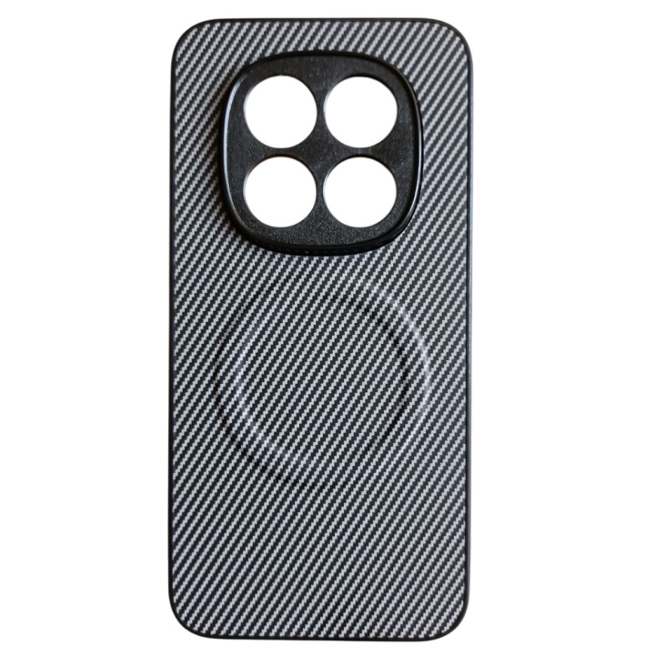 Чехол Carbon Shield with Ring для Xiaomi Redmi Note 15 5G / Poco M8 5G с поддержкой беспроводной зарядки