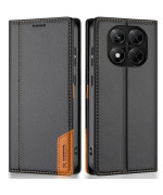 Чохол - книжка Omeve N. Bekus для Xiaomi Redmi Note 15 Pro 5G з внутрішніми кишенями