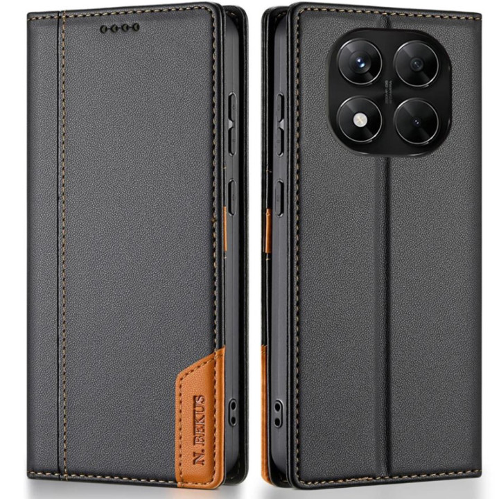 Чехол - книжка Omeve N. Bekus для Xiaomi Redmi Note 15 Pro 5G с внутренними карманами