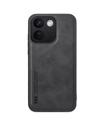 Кожаный чехол - накладка X&E для Xiaomi Redmi Note 17 Pro Max с металлической вставкой