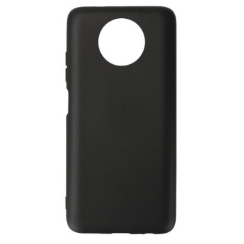 Матовий чохол-накладка Silicone Matted для Xiaomi Redmi Note 9T / Note 9 5G, Black