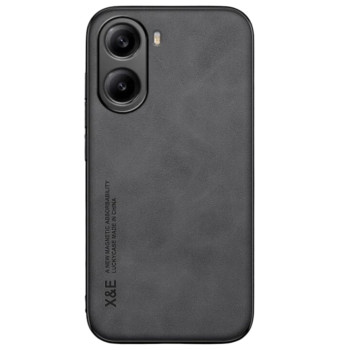 Шкіряний чохол - накладка X&E для Xiaomi Poco X7 Pro / Redmi Turbo 4 з металевою вставкою