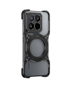 Чохол Metal Bamper with Ring для Xiaomi 15 / 15 Pro із захистом на камеру
