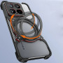 Чохол Metal Bamper with Ring для Xiaomi 15 / 15 Pro із захистом на камеру