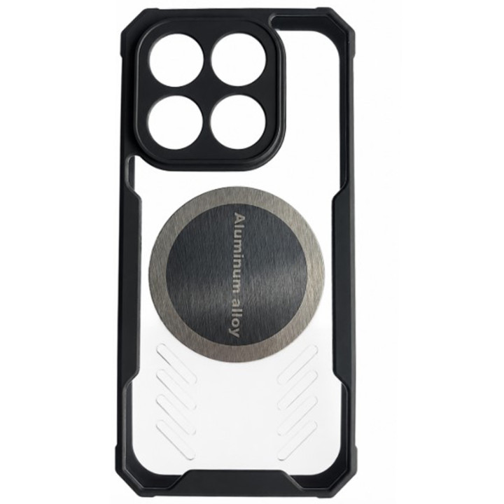 Чехол Acryl Cooling Armor для Xiaomi 17 с металлической пластиной, Black