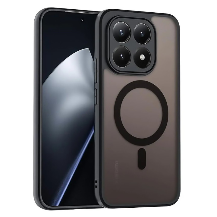 Матовий чохол Magsafe TPU+PC для Xiaomi 17, Black