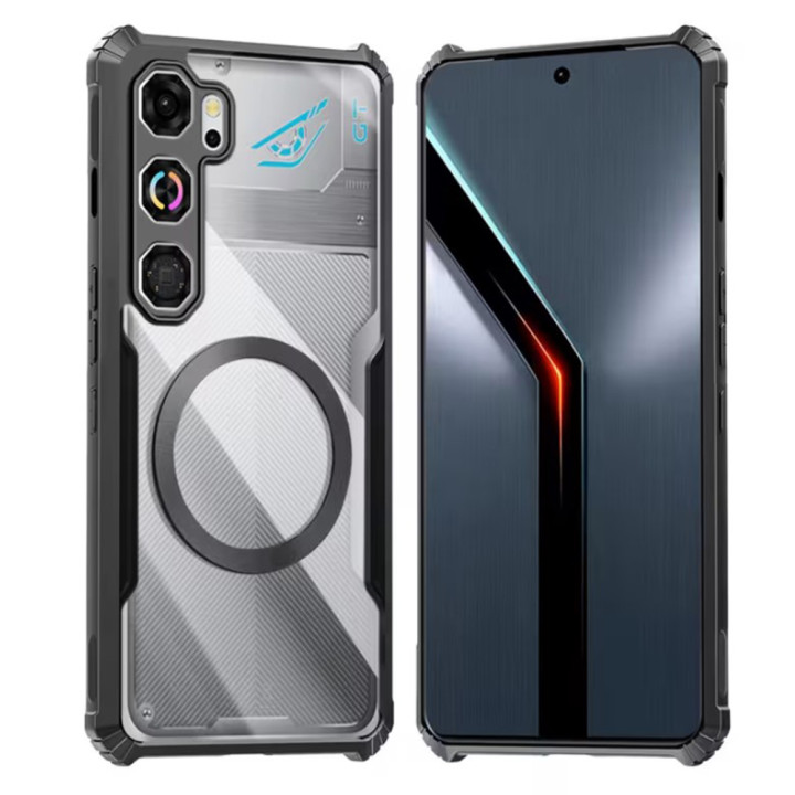 Противоударный чехол - накладка Acryl Armor Ring для ZTE nubia Neo 5 GT, Black