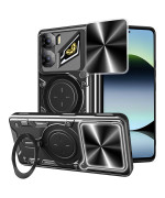 Чохол Omeve Magnetic Ring для ZTE nubia Neo 3 із захисною шторкою на камеру