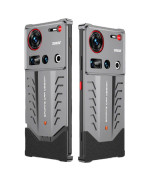 Чохол - бампер Metal Cooling для ZTE Nubia Z70S Ultra / Z70 Ultra із захистом блоку камер