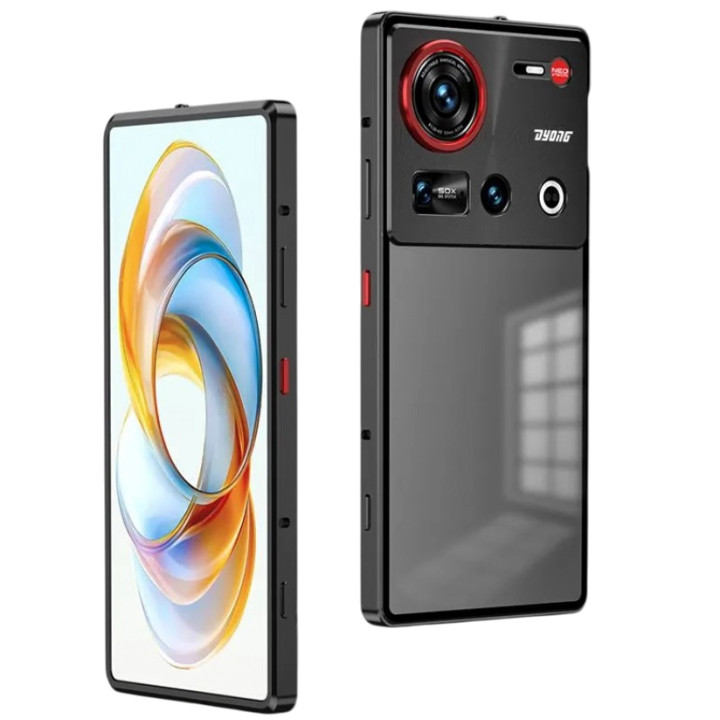Противоударный чехол накладка Metal Glass для ZTE nubia Z70 Ultra