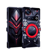 Чохол Metal Cyber Bamper для ZTE nubia Z70s Ultra з кільцем та шнурком - тримачем