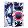 Чохол Metal Cyber Bamper для ZTE nubia Z70s Ultra з кільцем та шнурком - тримачем