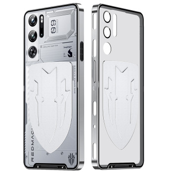 Металевий чохол Jisoo Cooling Case для ZTE nubia Red Magic 9 Pro / 9 Pro Plus, Silver