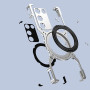 Чохол Metal Bamper with Ring для ZTE nubia RedMagic 11 Air із захистом на камеру