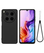 Чехол Silicone Cover Full для ZTE Blade V70 Max со шнурком – петлей