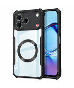 Противоударный чехол - накладка Acryl Armor Ring для ZTE nubia V80 Design / V80 / V80 Pro, Black
