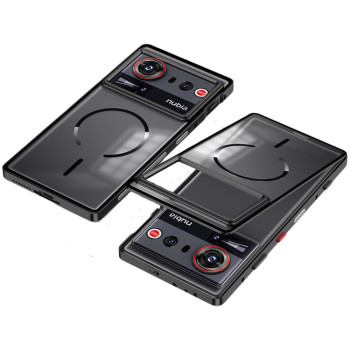 Чохол накладка Metal Glass Ring для ZTE nubia Z80 Ultra з додатковим захистом на камеру