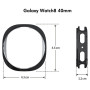Силіконовий чохол для Samsung Galaxy Watch8 44mm із захистом на екран