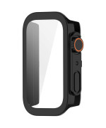 Чехол с защитным стеклом Protective Cover with Glass для Xiaomi Smart Band 9 Active​ с кнопками