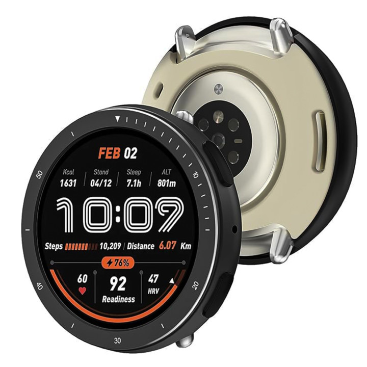 Металлический чехол для Amazfit Active 2R с безелем