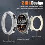 Металлический чехол для Amazfit Active 2R с безелем