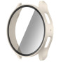 Чехол с защитным стеклом Protective Cover with Glass для Samsung Galaxy Watch 7 40mm серебряный