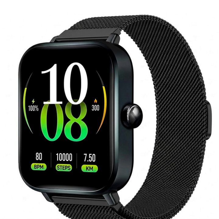 Металевий ремінець Milanese Magnetic для смартгодинників Haylou Watch 4 LS25 / Iron Neo LS28 / Watch S6, 22mm