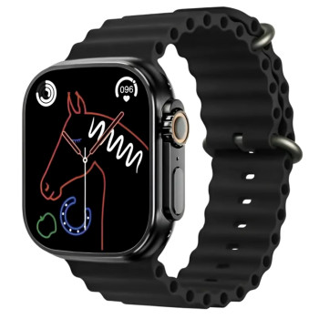 Смарт-годинник Hoco Y12 Ultra IP67 з підтримкою дзвінків, Black