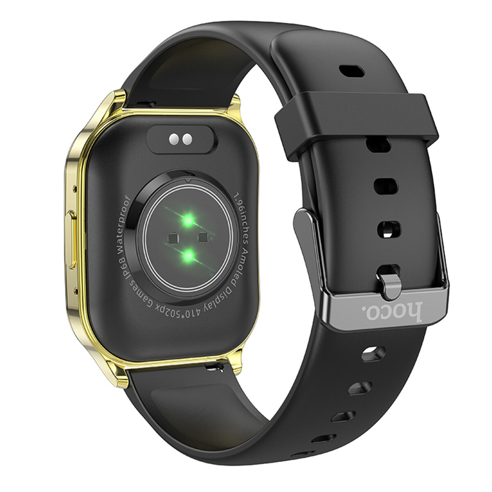 Смарт часы Hoco Y19 IP68 с ударопрочным корпусом, Gold по выгодной цене ...