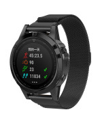 Металевий ремінець Milanese Magnetic для смартгодинників Garmin Fenix 8 51mm / Tactix 8 51mm / Enduro 3, 26mm