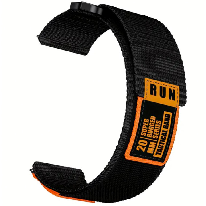 Ремешок Nylon Run для смарт-часов Garmin Forerunner 55 / 265S с универсальным креплением, 20mm