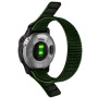 Ремінець Epik Nylon для смартгодинників Garmin Tactix 8 47mm / Instinct E 45mm / Fenix E 47mm, 22mm зелений