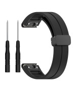 Ремінець Silicone Middle Line для Garmin Instinct 3 45mm / E 45mm з магнітною защіпкою, 22mm