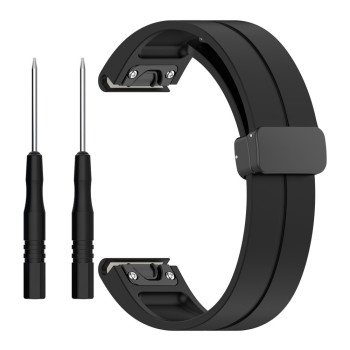 Ремешок Silicone Middle Line для Garmin Instinct 3 45mm / E 45mm с магнитной защелкой, 22mm