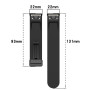 Ремінець Silicone Middle Line для Garmin Instinct 3 45mm / E 45mm з магнітною защіпкою, 22mm