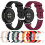 Ремінець Silicone для смартгодинника Garmin Lily 2 / 2 Active з металевою застібкою білий