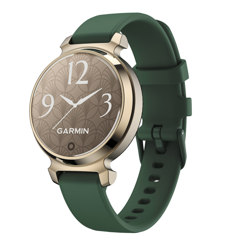 Ремінець Silicone для смартгодинника Garmin Lily 2 / 2 Active темно-зелений