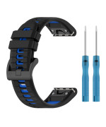 Ремінець Sport Silicone Dual Color для смартгодинників Garmin Fenix 8 43mm, 20мм