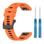 Ремешок Sport Silicone Dual Color для смарт-часов Garmin Fenix 8 43mm, 20мм зеленый с черным