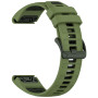 Ремінець Sport Silicone Dual Color для Garmin Fenix 8 51mm / Tactix 8 51mm, 26mm​​ сірий з оранжевим