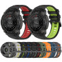 Ремінець Sport Silicone Dual Color для Garmin Tactix 8 47mm / Instinct E 45mm / Fenix E 47mm зі шпилькою чорний з синім