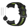 Ремінець Sport Silicone Dual Color для Garmin Tactix 8 47mm / Instinct E 45mm / Fenix E 47mm зі шпилькою чорний з синім