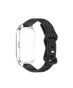 Ремешок с чехлом Silicone Lingge для Huawei Band 11 / 11 Pro