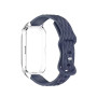Ремінець з чохлом Silicone Lingge для Huawei Band 11 / 11 Pro чорний