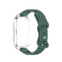 Ремінець з чохлом Silicone Lingge для Huawei Band 11 / 11 Pro чорний