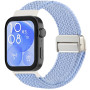 Ремінець Nylon Textile для смартгодинників Huawei Fit 3 / Fit 4 / Fit 4 Pro, 20mm фіолетово-бежевий