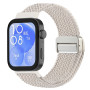 Ремінець Nylon Textile для смартгодинників Huawei Fit 3 / Fit 4 / Fit 4 Pro, 20mm фіолетово-бежевий