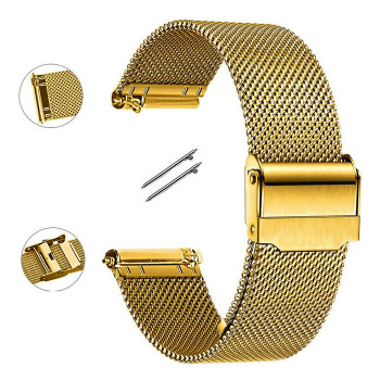 Ремешок Milanese Fix для смартчасов Huawei Watch 5 42mm с металлической застежкой, 18мм