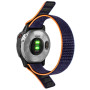 Ремінець Epik Nylon для смартгодинників Polar Pacer Pro / Ignite 3, 20mm синій з оранжевим